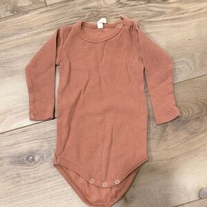 Quincy Mae Terracotta Kids Bodysuit